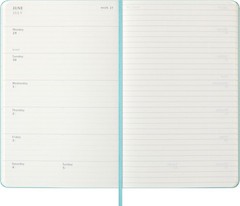 Classic 18 Month 2025-2026 Weekly Planner, Hard Cover, Large (5″ x 8.25″), Aq…