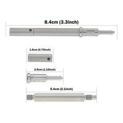 Universal Implant Core Tool Set Metal Housing Laboratory for Denture Cap