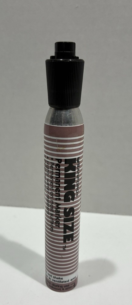 Sanford King Size Vintage Black Permanent Marker Metal Strong Odor, 15000