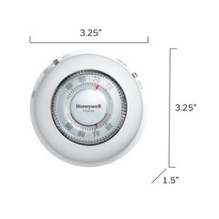 Honeywell Home Ct87N1001 The Round Non-Programmable Manual Thermostat Large