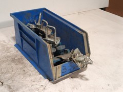 Corbel trolley lot of 4 beam festoon cable track carriers as shown