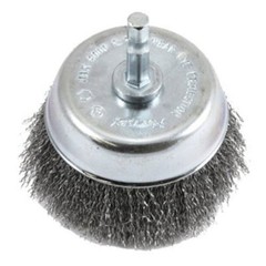 Forney 72732 6000 rpm 1/4 in. Shank Fine Crimped Wire Cup Brush 3 Dia. in.