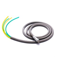 EASYINSMILE Dental Silicone Turbine Handpiece 4 holes, Green, Yellow, Black