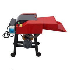 220V Hay Chopper Animals Feed Fodder Cutting Corn Straw Chaff Cutter 6 Blades