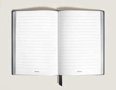 New Montblanc Fine Stationery Leather Indigo 163 Lined Notebook 134756