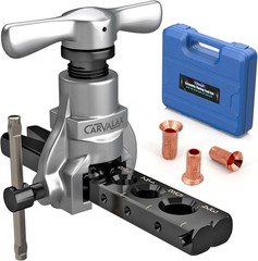45° Eccentric Flaring Tool Kit for Copper, Brass, and Aluminum Tubing, Single Fl