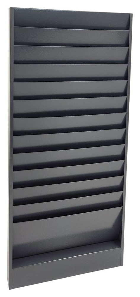 12-Pocket Heavy Duty Automotive Repair Order Rack Wall-Mount Organizer