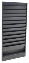 12-Pocket Heavy Duty Automotive Repair Order Rack Wall-Mount Organizer