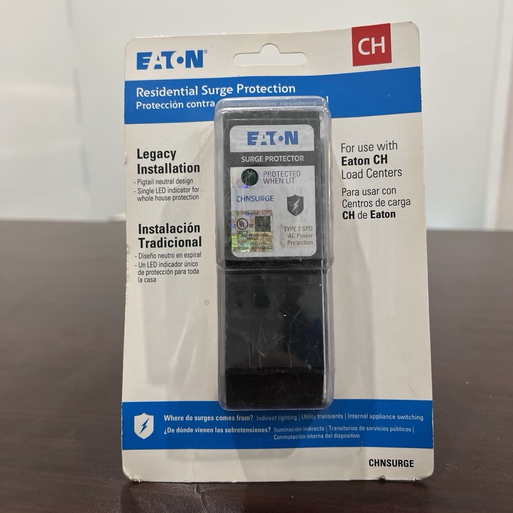 Eaton CHN surge Residential Surge Protector Type 2 3KA 120/240 Vac 60 Hz New