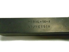 VR Wesson 1″ Square Lathe Tool Holder MSRNL 16-4 Indexable Tool Holder SNMG