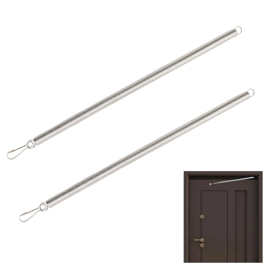 UtySty 2 Pack Screen Door Springs Replacement 20 Inch Long Security Silver