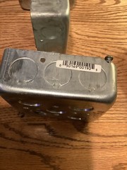 *Lot of 5 Hubbell-Raco – 8190 – Electrical Box – Square – 21 cu in – 4″x1.5″