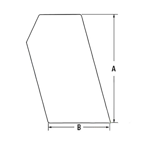 Cab Glass – Left Hand or Right Hand Stationary Side fits Bobcat 753 763 6702731