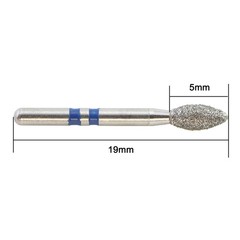 Dental Diamond Burs Zirconia Adjustment FG Egg Football Z379 Z368 for High Speed