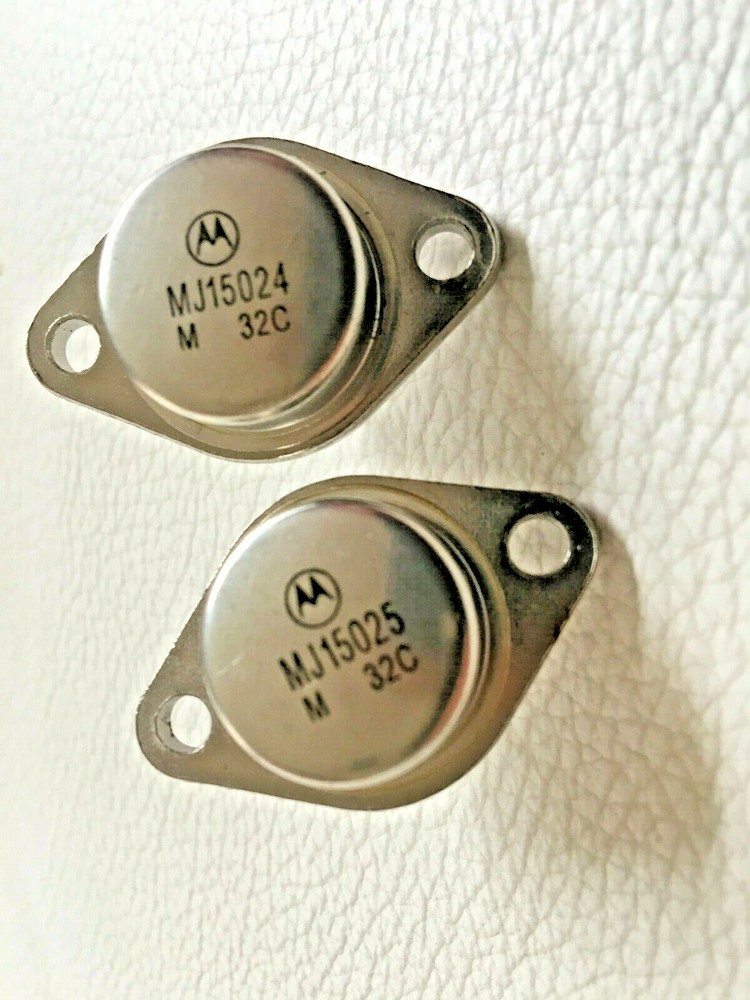 6 Pairs | MJ15024 NPN + MJ15025 PNP | Audio Power 16A 200-250V 250 WATTS TO-3