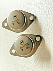 6 Pairs | MJ15024 NPN + MJ15025 PNP | Audio Power 16A 200-250V 250 WATTS TO-3