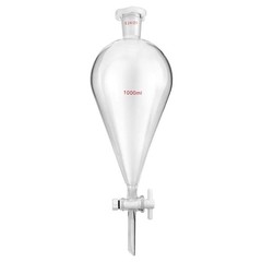 1000ml Separatory Funnel – Clear Glass & Conical Design for Precision