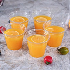 9 oz Clear Plastic Cups 50 Pack, Sturdy & Food Safe Disposable Cups for Cold or