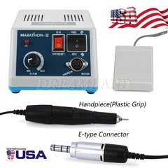 Micromotor de Laboratorio Dental para Pulido, 35,000 RPM, Tipo E con Juego Fresa