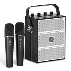 100W Portable Voice Amplifier with 2 Wireless Mics Pro Sound Big Sound Portabl