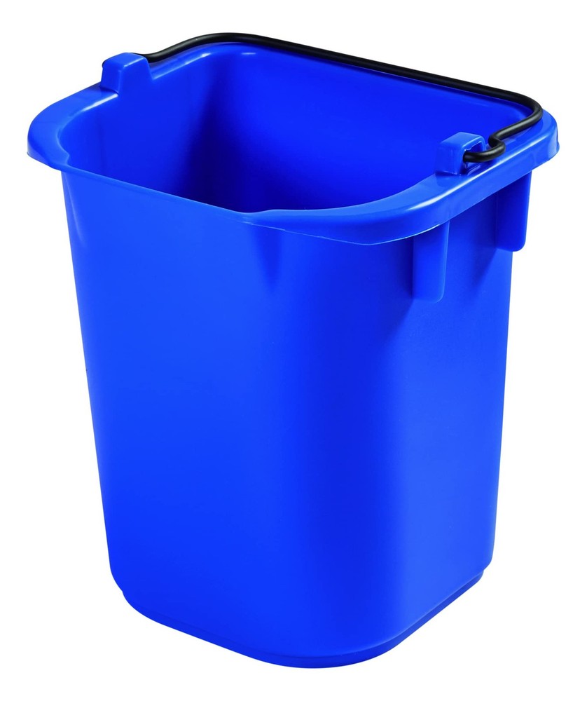 Rubbermaid 5 Quart Blue Cleaning Bucket Heavy Duty Pail for Tight Spaces