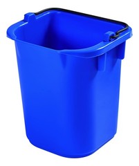 Rubbermaid 5 Quart Blue Cleaning Bucket Heavy Duty Pail for Tight Spaces