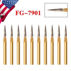 FG7901 Premium Carbide Needle Shaped Bur 12 Blades 10pcs/pk