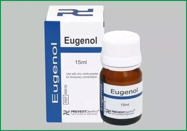Dental EUGENOL 15ml Pack use with Zinc Oxide Powder for Temporary Cementation