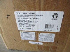 NIB Baldor Motor Explosion Proof 115/208/230V EXP1-MOT
