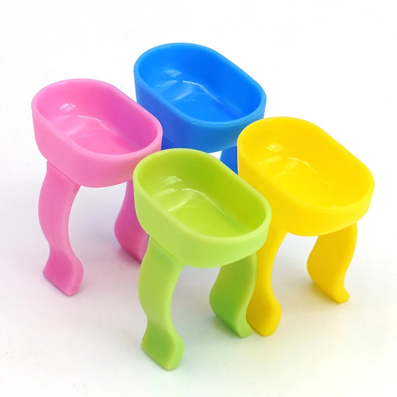 200pcs/bag Dental Endo Finger Ring Bowl Cup Prophy Dappen Dish Handy Mixing