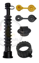 5 Heavy Duty Flexible GAS CAN SPOUT & PARTS KIT fits Brand BLITZ GOTT RUBBERMAID