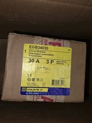 Square D EGB34030 Circuit Breaker 30A 3-Pole 480V AC Thermal, 1 Pack