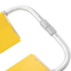 Foldable Aluminum Scoop Stretcher EMS Portable Rescue Stretcher Adjustable Lengt
