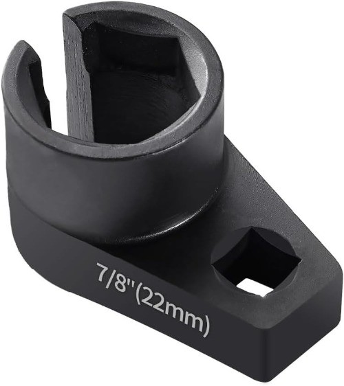 Offset O2 Sensor Socket, 7/8-Inch (22mm) with 3/8-Inch Drive, Universal Fit for