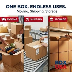 25 8x6x4 Cardboard Paper Boxes Mailing Packing Shipping Box Corrugated…