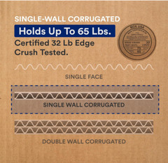 Moving Boxes Medium 18″L x 14″W x 12″H 10-Pack | Corrugated Cardboard Box for Sh