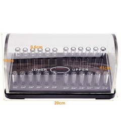 Dental Acrylic Organizer Storage Box Acrylic Composite Syringe Arch Wire Case