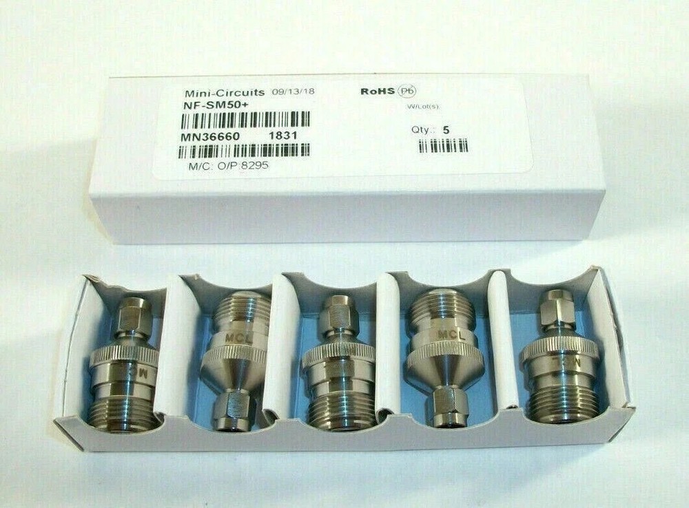 Mini Circuits NF-SM50+ RoHS MN36660 1831 8295 Set of 5