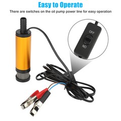 12V Mini Refueling Submersible Diesel Electric Fuel Water Oil Transfer Drum Pump