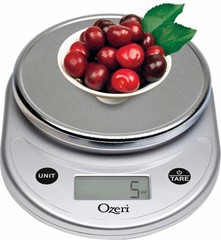 Ozeri® Pronto® Digital Multifunction Kitchen and Food Scale with All Silver