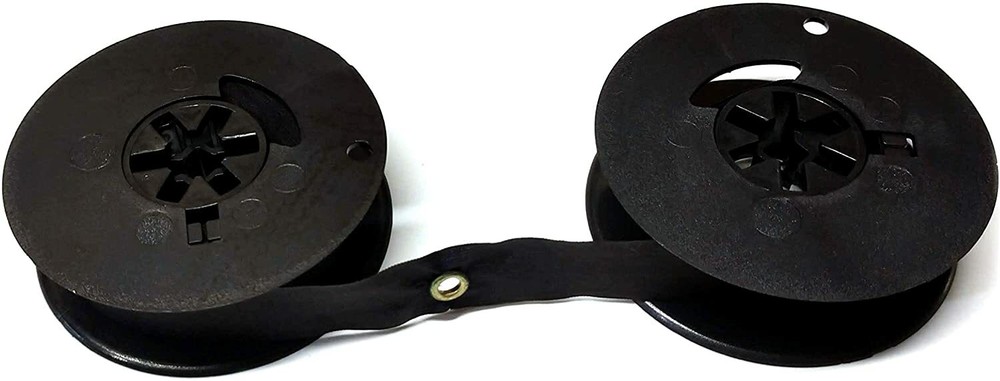 2 Pack Universal Typewriter Ribbons 2″ x 1/2 Inch Black Ink Twin Spool SC20BR
