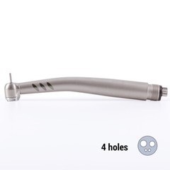 Dental 3-Water Spray High Speed Handpiece Push Button 4 Hole Ceramic Bearing