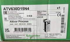 SCHNEIDER ELECTRIC ATV630D15N4 15KW 20HP VARIABLE SPEED DRIVE