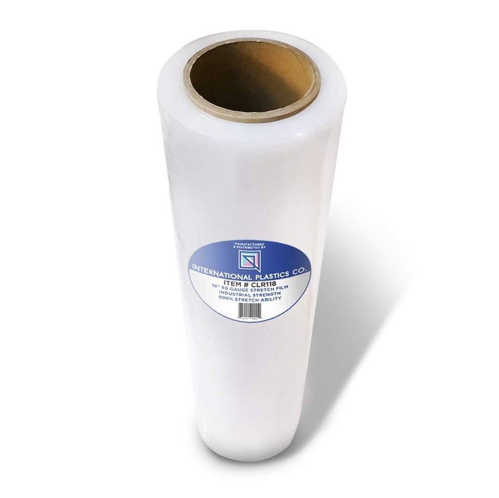 18 Stretch Film Wrap 1200ft Stretch Clear Cling Durable Adhering Packing