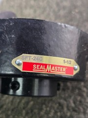 SealMaster SFT-24C Standard 2-Bolt Cast Iron Flange Ball Bearing 1-1/2 inch Bore