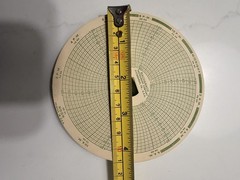 Vintage Bacharach Tempscribe 14-0075 Circular Temperature Charts Full