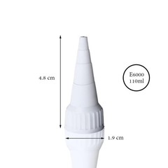 1st Choice Snip Tip Applicator Tips Cap for E6000 3.7 fluid ounces, White