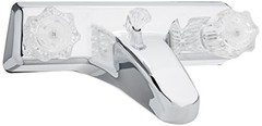 UNITED STATES HDW P050B P-050B Mobile Home Tub & Shower Diverter Center Plastic