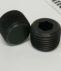 Pipe Plug 3/8 Hex Socket (2) 3/8-18 NPTF SAE Steel, (Brighton Best).