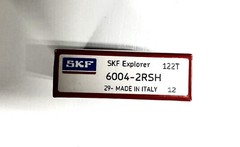 2(Pack) 6004-2RSH/C3 SKF 2 RUBBER SHIELDED BALL BEARING 20X42X12mm NEW ITALY